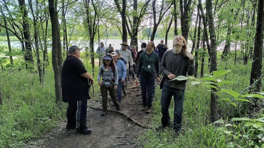 2024 Tracking and Sign Walk at Oak Point Photo by Rick Travis