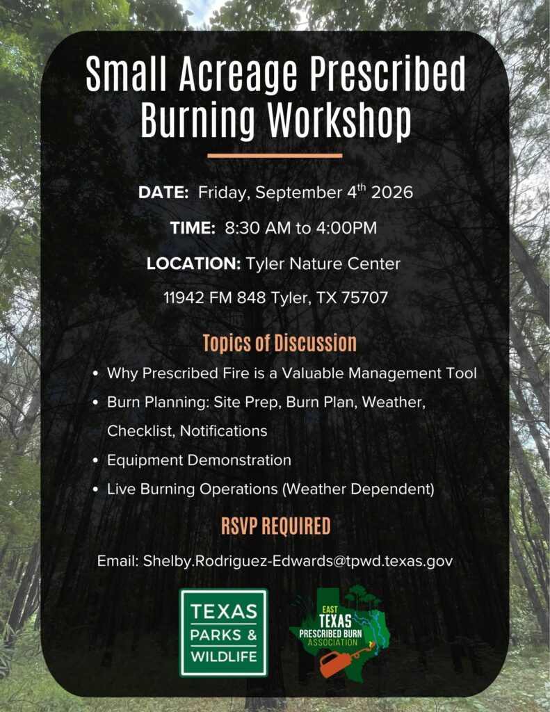 small acreage burning workshop
