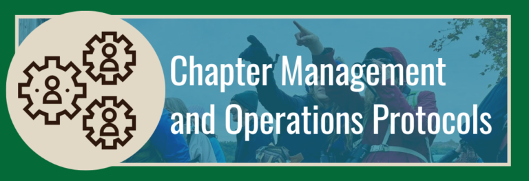 button for chapter management and operations protocols