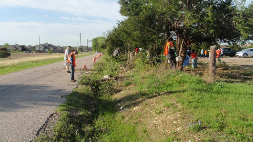 Clean-up Day with Boy Scouts