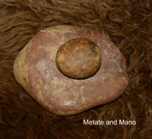 Metate and mano from Sibley Nature Center