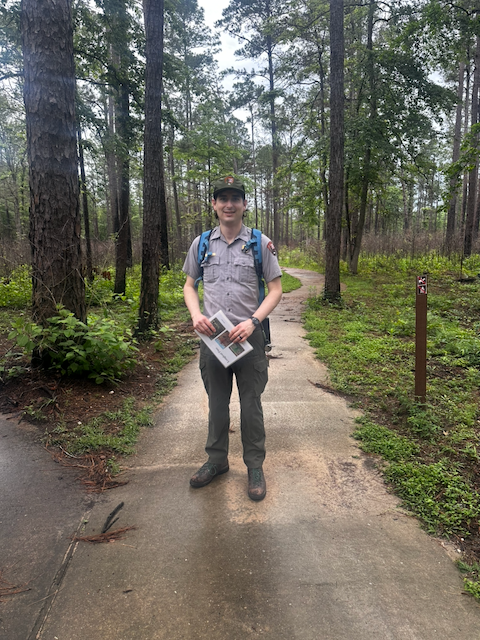 Park Ranger Scott Sharaga in Big Thicket National Preserve