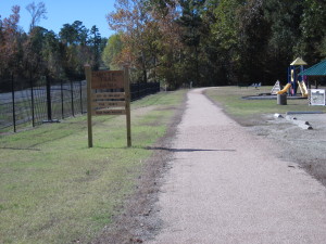 The start of the nature trail