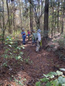 Volunteers working at Winters Bayou Wildlife Sanctuary