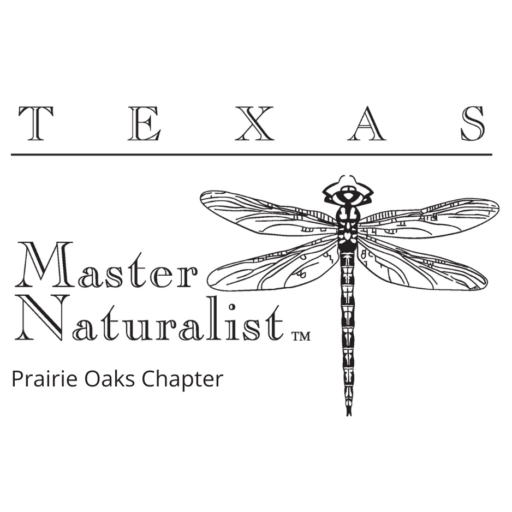 Prairie Oaks Master Naturalist chapter logo in black