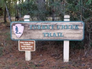 Photo of the Turkey Creek Trail Sign